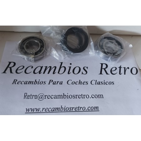 KIT COJINETES RUEDA DELANTERAS SEAT 600D Recambios Retro